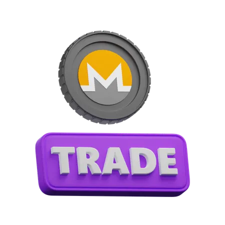 Monero Trade  3D Icon