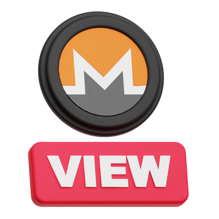Monero View  3D Icon