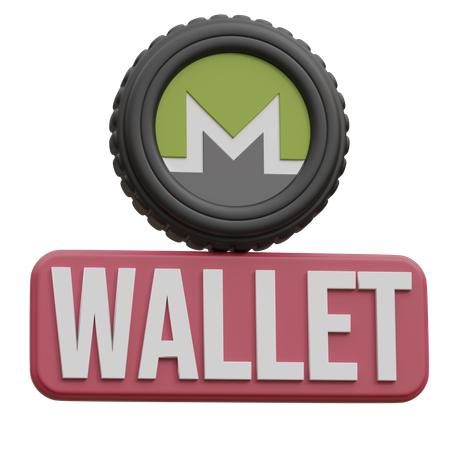 Monero Wallet  3D Icon
