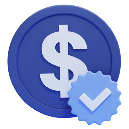 Monetización  3D Icon