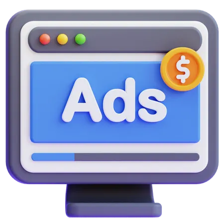 수익화  3D Icon