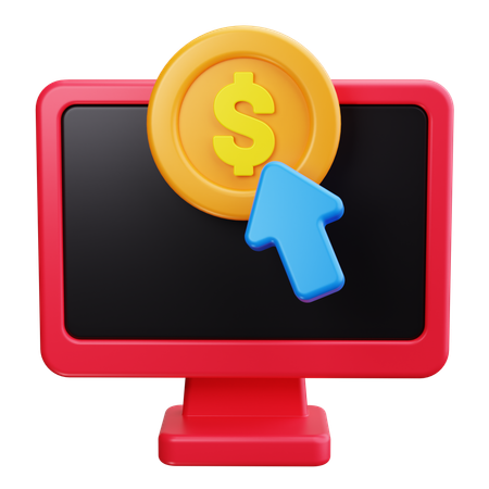 Monetization  3D Icon