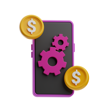Monetization  3D Icon