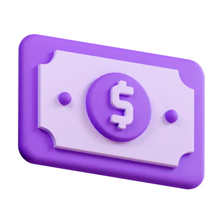 Money Illustration 3D Icon