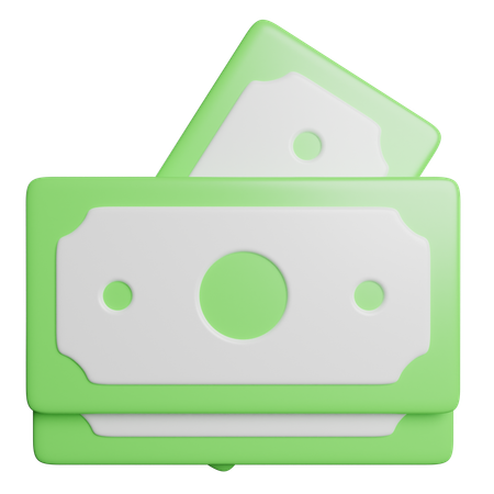 お金  3D Icon