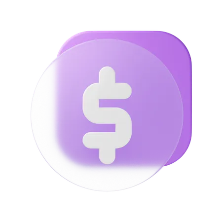 お金  3D Icon