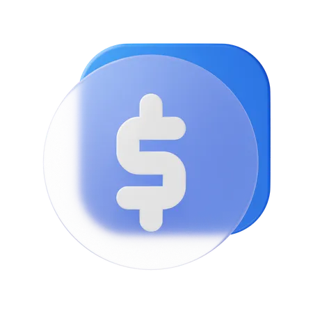 お金  3D Icon