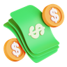 3d money logo