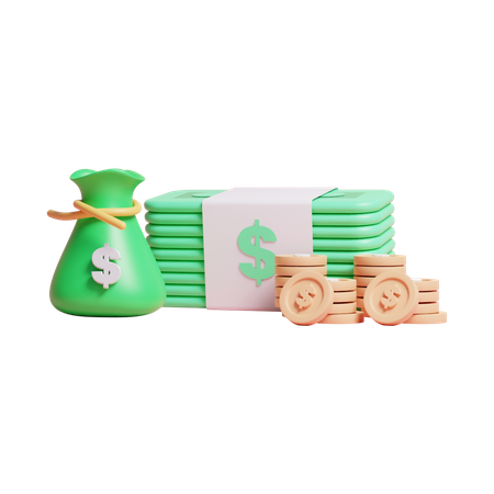 Money  3D Icon