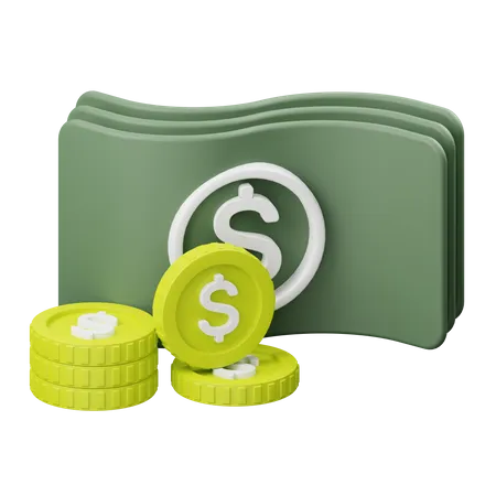 Money  3D Illustration