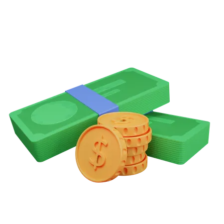 Money  3D Illustration