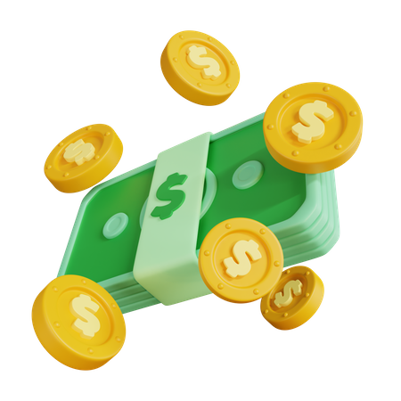 Money  3D Illustration