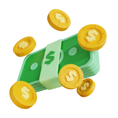 Money  3D Illustration