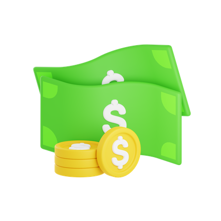 Money  3D Illustration