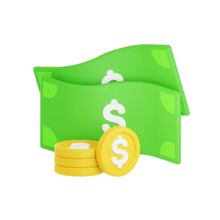 Money  3D Illustration