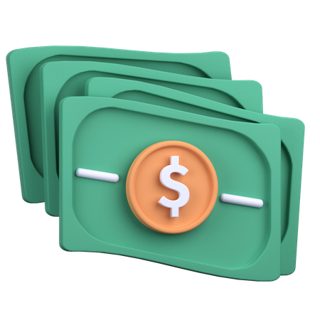 Money  3D Illustration