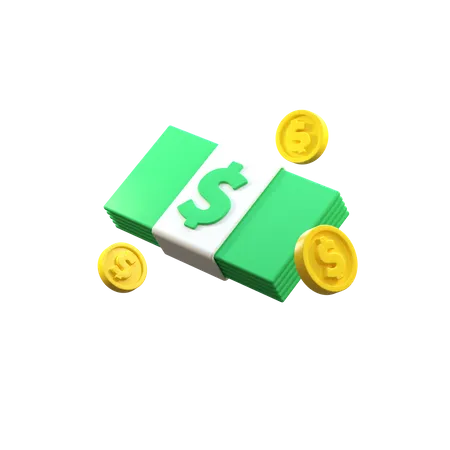 Money  3D Illustration