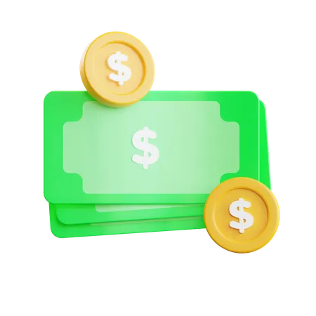 Money  3D Illustration