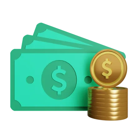 Money  3D Illustration