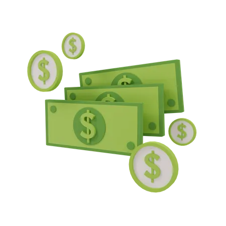Dollar Money 3 D Digital Illustration For Your Project Exclusive On Iconscout 3D Illustration