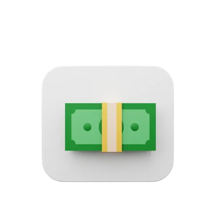 3 D Illustration Of Element User Interface Ui Simple Icon Money 3D Illustration