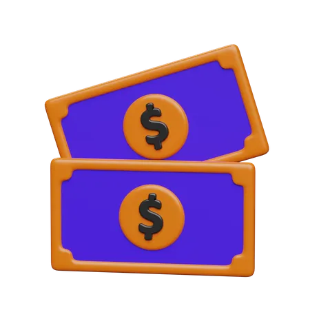 3 D Money Cartoon For E Commerce 3 D Render Illustration 3D Icon