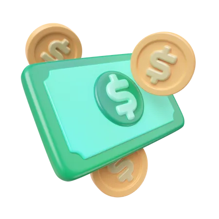 This Is Money 3 D Render Illustration Icon High Resolution Png File Isolated On Transparent Background Available 3 D Model File Format Blend Fbx And Obj 3D Icon