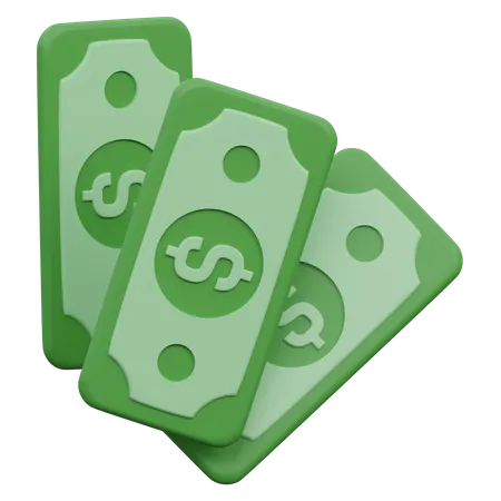 Money 3 D Icon Pack 3D Icon