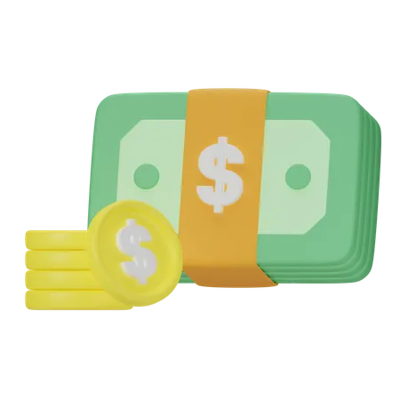 Money 3 D Financial 3D Icon