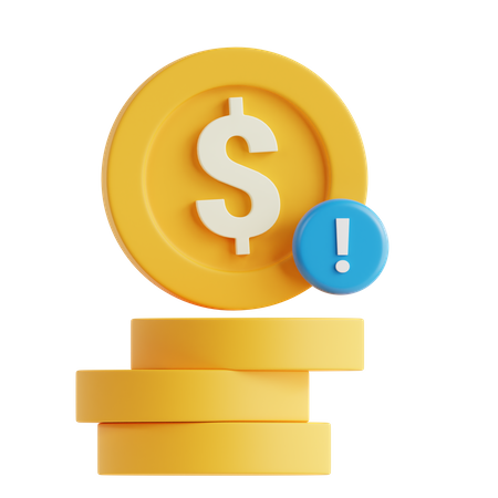 Money Alert  3D Icon