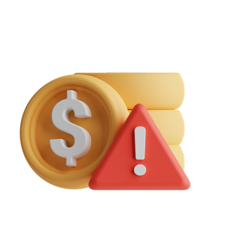 Money Alert 3D Icon