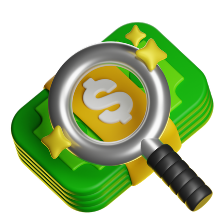 Money Appraiser  3D Icon
