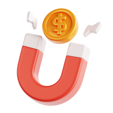 Money Attraction  3D Icon