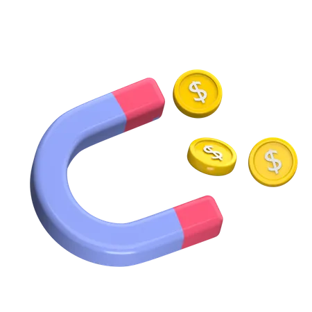 Money Attraction  3D Icon