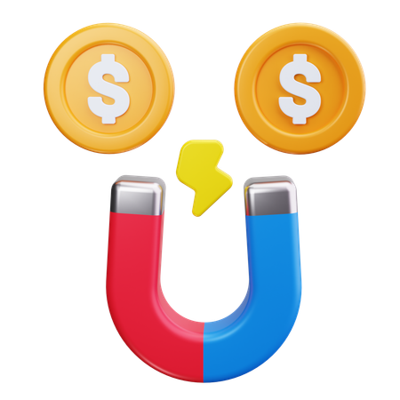 Money Attraction  3D Icon