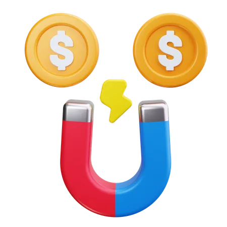 Money Attraction  3D Icon