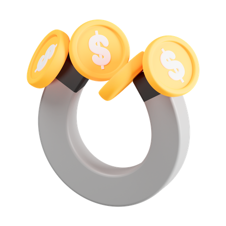 Money Attraction  3D Icon