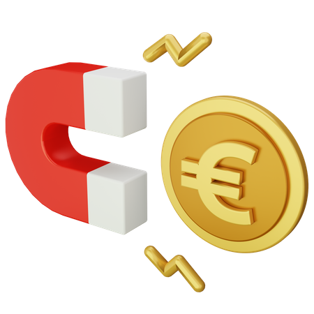 Money Attraction  3D Icon