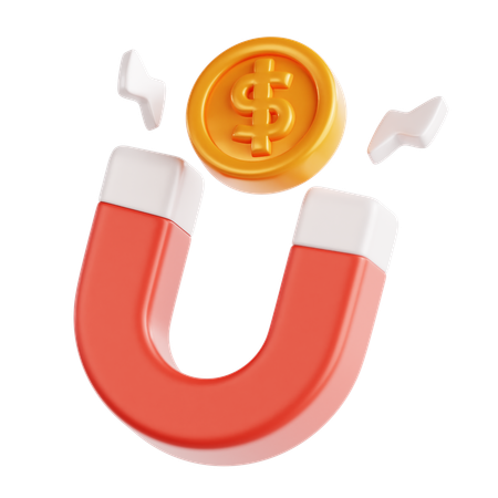 Money Attraction  3D Icon