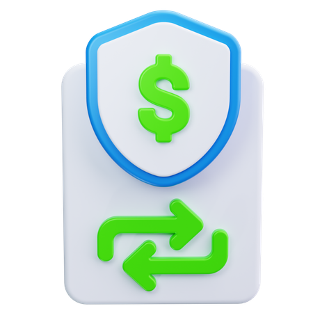 Money Back Badge  3D Icon