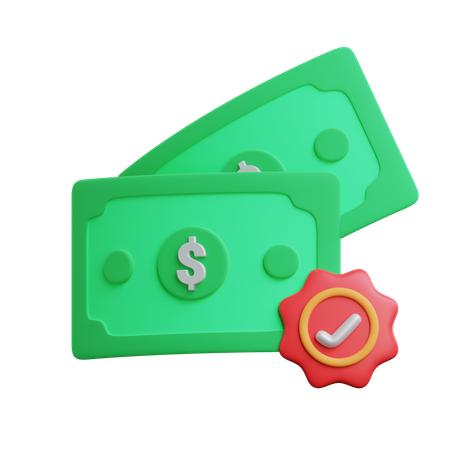 Money Back Guarantee  3D Icon