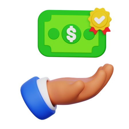 Money Back Guarantee  3D Icon