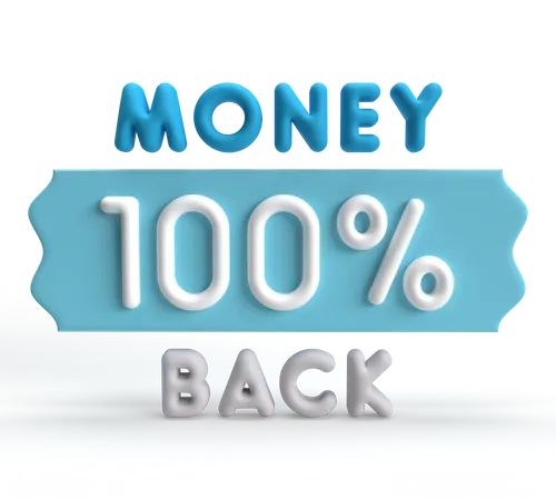 Money Back Guarantee  3D Icon