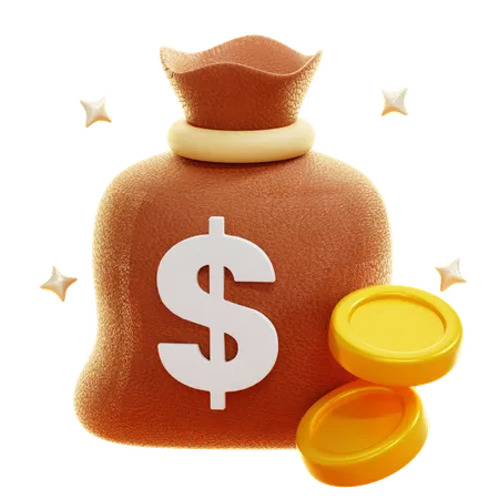 MONEY BAG  3D Icon