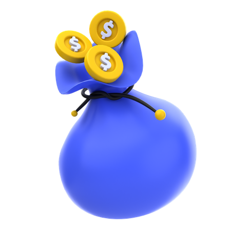 Money Bag  3D Icon