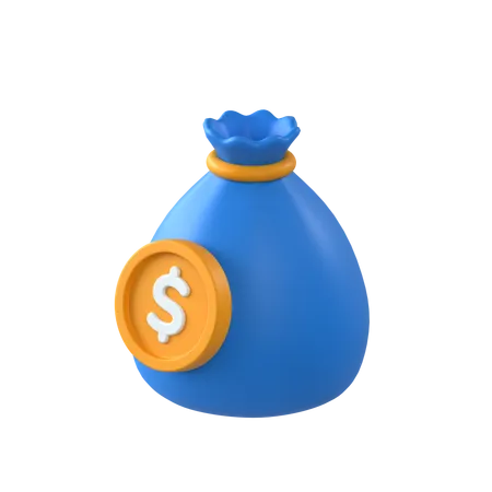 Money Bag  3D Icon