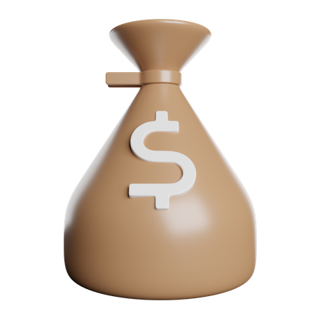 Money Bag  3D Icon