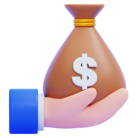 Money Bag  3D Icon