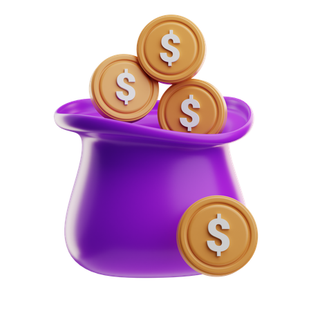 Money Bag  3D Icon