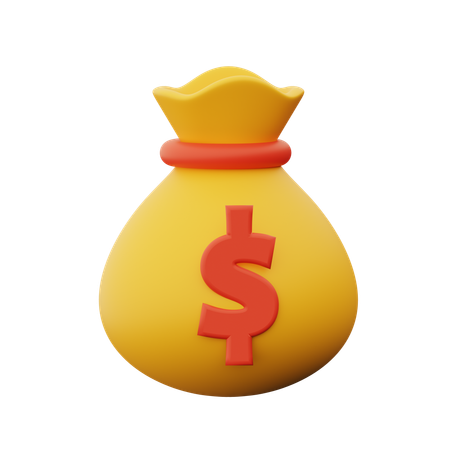 Money Bag  3D Icon